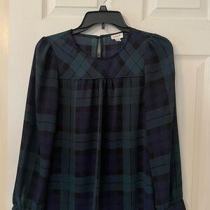 J.Crew Plaid Blouse